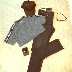 Men’s Hollister 30x32 Dark Blue Skinny Jeans